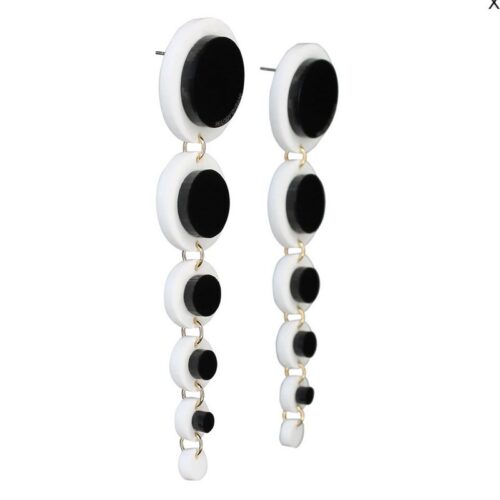 Objects Are Closer Than They Appear | Tiered Dot Earrings - Image 3