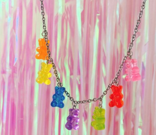 Colorful Gummy Bear Necklace - Image 2