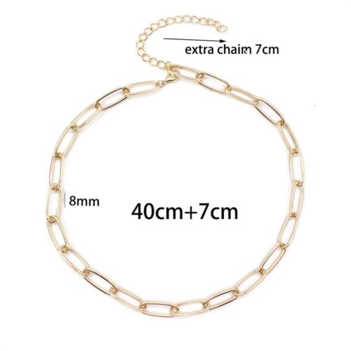 Link Together | Small Gold Chain Link Necklace - Image 4