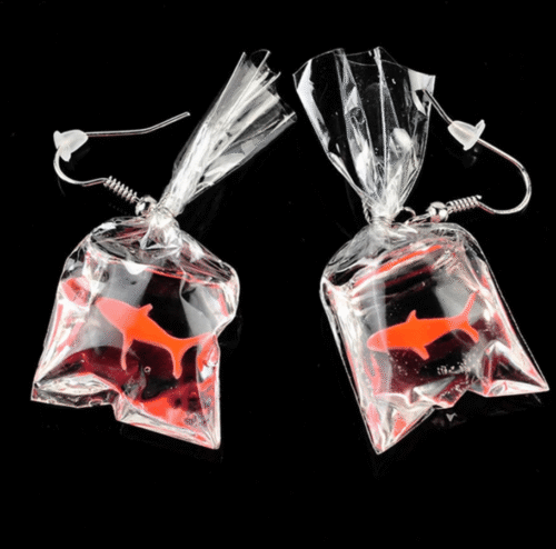Coral Conservation Acrylic Earrings | Let's Build Our Fish a New Coral Home