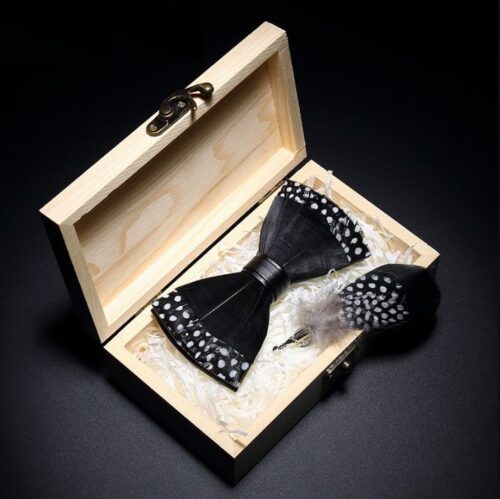 Handmade Feather Bow Ties | Pheasant, Dominecker, Peacock + - Image 6