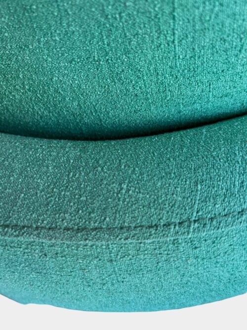 Christi Tasker Miami Kelly Green Performance Fabric Barrel Chair - Image 4