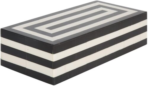 Concentrics Style Jewelry Gift Black White Boxes - Image 2