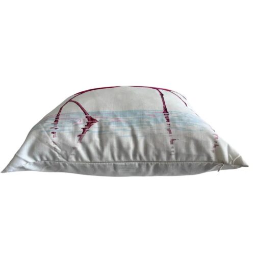 Contemporary 18 X 18 Flamingo Love Birds Pillow Cover - Christi Tasker Miami - Image 3