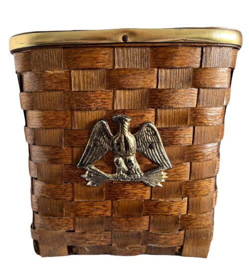 1960s Early American Split Oak Storage Basket - Image 5