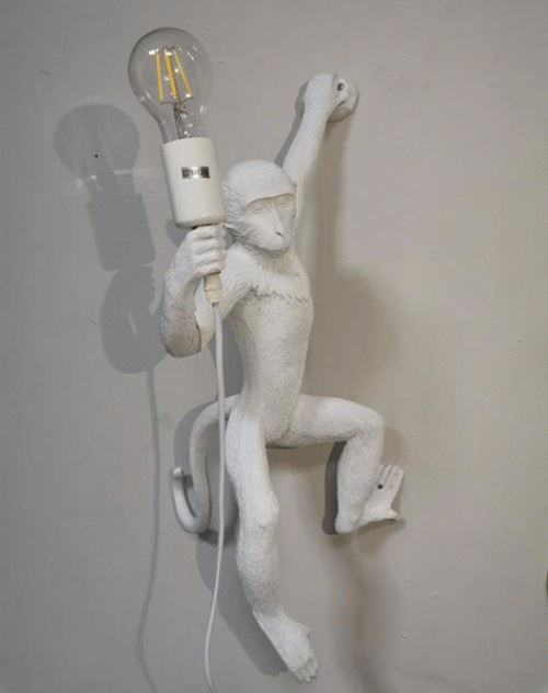 Hanging Monkey Wall Sconce - Image 10