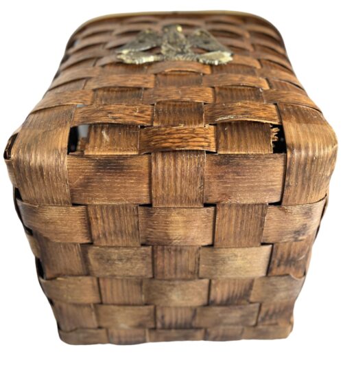 1960s Early American Split Oak Storage Basket - Image 6