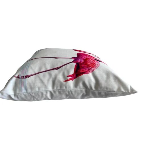 Contemporary 18 X 18 Flamingo Love Birds Pillow Cover - Christi Tasker Miami - Image 8