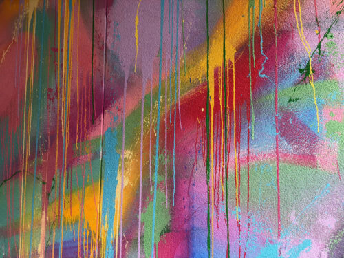 Colorful Wall Graffiti