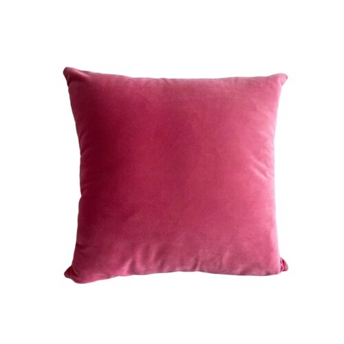 Contemporary Bubble Gum Pink Performance Fabric Pillow Cover by Christi Tasker Miami - Image 3
