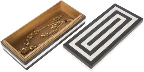 Concentrics Style Jewelry Gift Black White Boxes - Image 4
