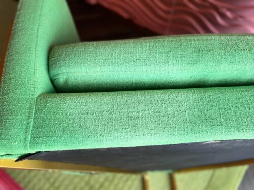 Christi Tasker Miami Kelly Green Performance Fabric Barrel Chair - Image 10
