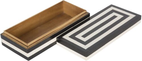 Concentrics Style Jewelry Gift Black White Boxes - Image 3