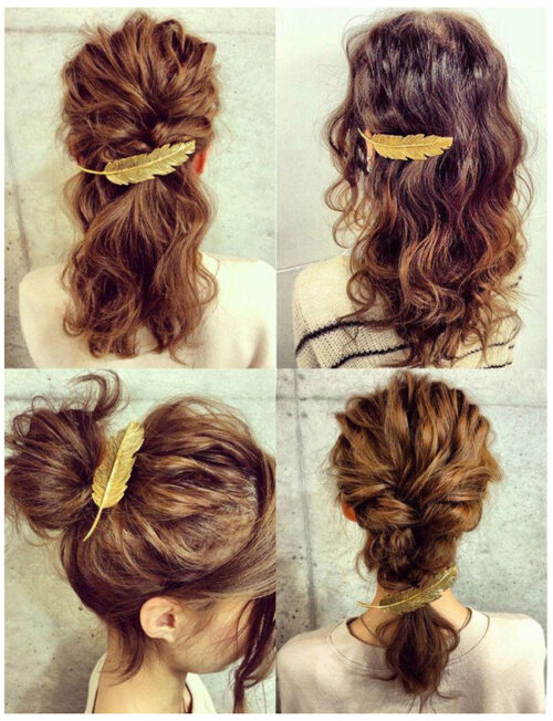 Feather Brooch or Feather Hairclip - Image 4