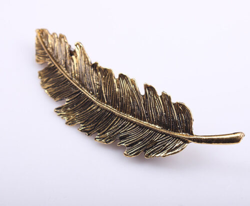 Feather Brooch or Feather Hairclip - Image 2