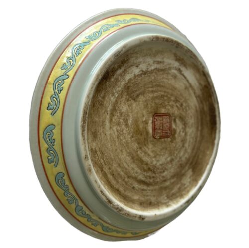 Large Antique Cantonese Chinese Jardinere Planter Famille Rose - Image 10