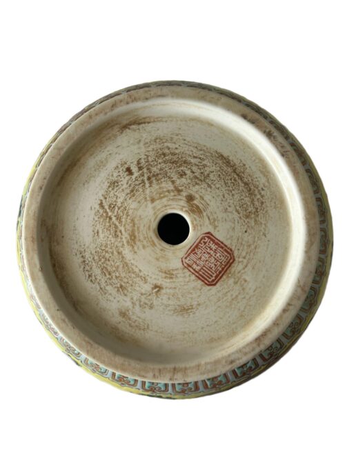 Large Antique Cantonese Chinese Jardinere Planter Famille Rose - Image 3