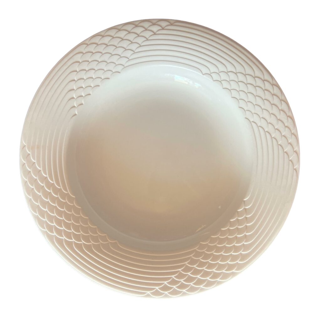 1970s hutschenreuther scala rimmed white wolf karnagel bowls
