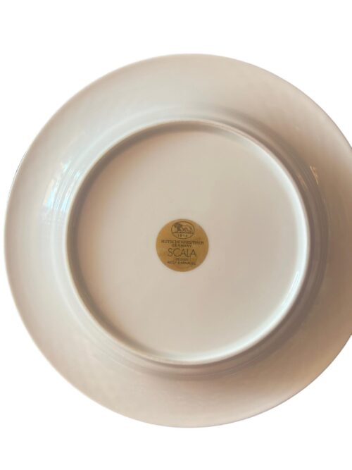1970s Hutschenreuther Scala Rimmed White Wolf Karnagel Bowls, Made in Germany- Set of 5 - Image 3