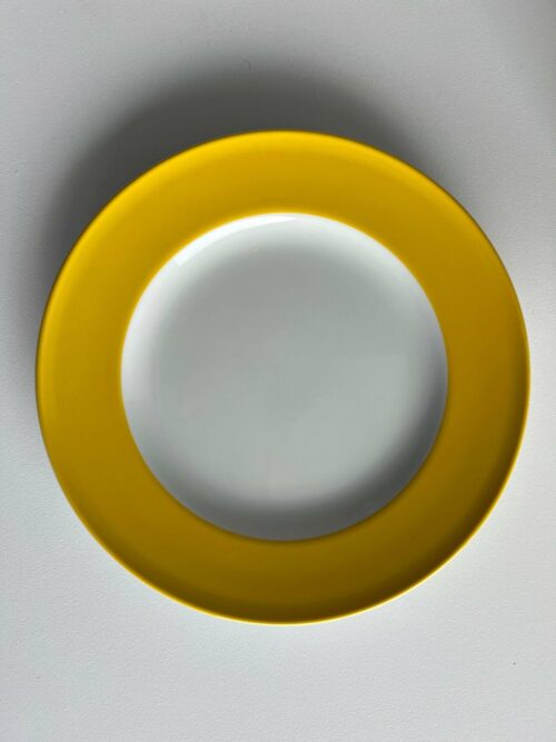 1980s Dibbern Yellow Dessert Plate 9398 Collection Schönwald Germany - Image 2