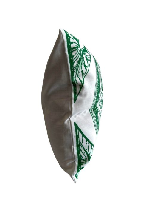 Contemporary Kelly Green Viscaya Circle Medallion Filigree Pillow Cover - Image 7