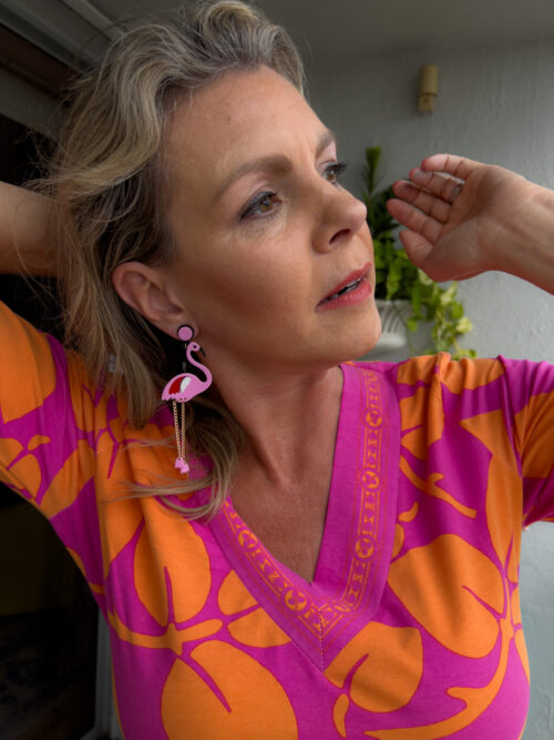 Dangling Around Town | Named Best Flamingo Earrings - Image 2