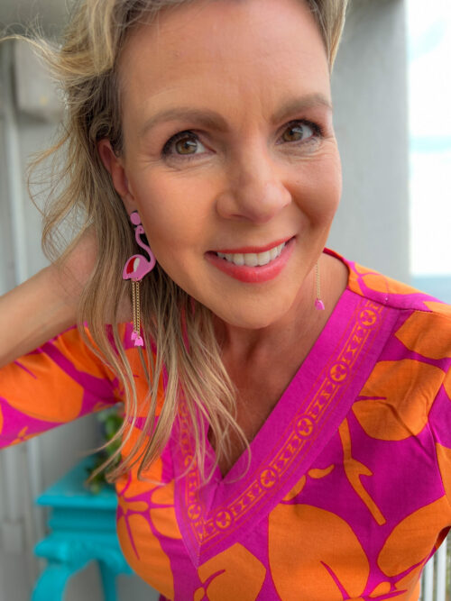 Dangling Around Town | Named Best Flamingo Earrings - Image 3