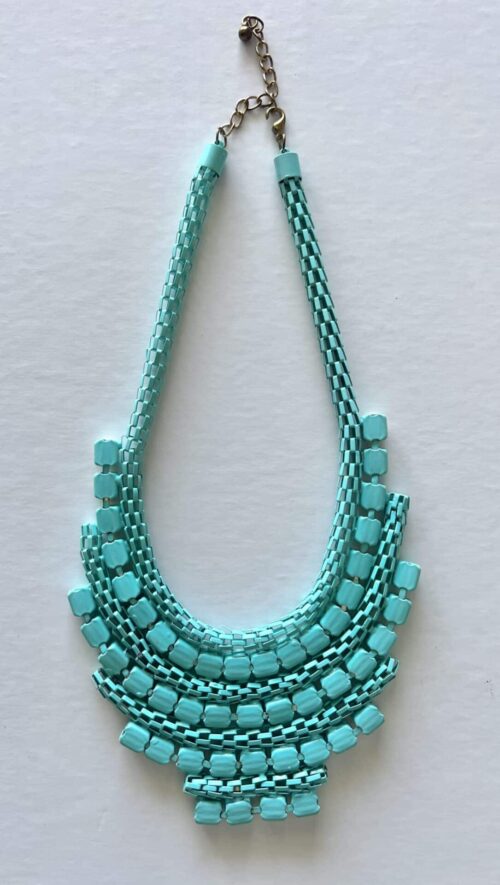 Wire Mesh Necklace.Back