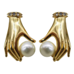 Hand Pearl Earrings