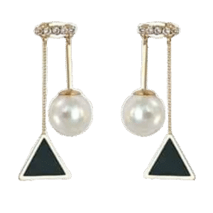 Designer earrings, pendelum