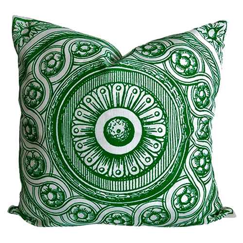 green pillow